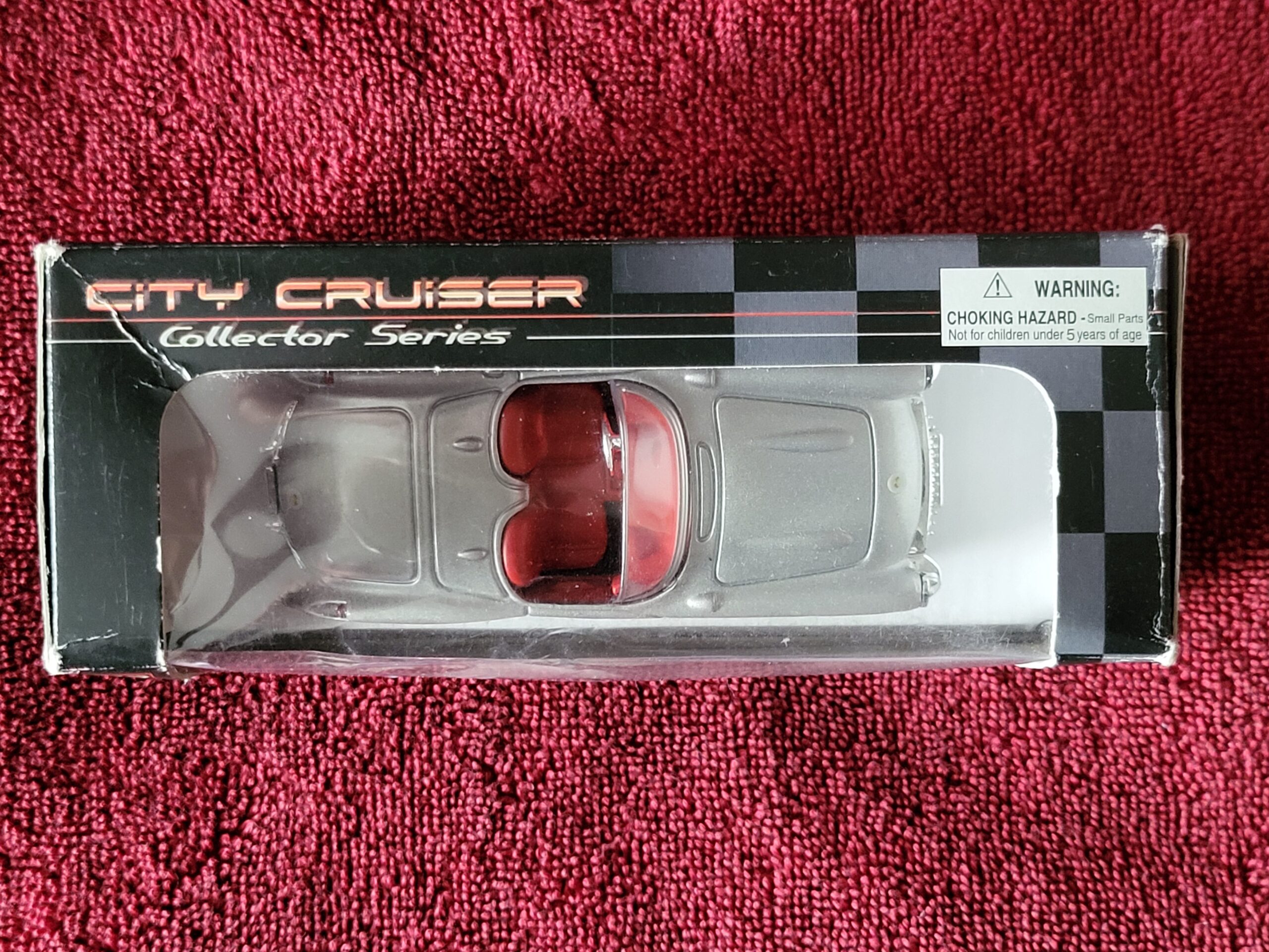 1957 Chevrolet Corvette Novelty Inc City Cruiser 1:43 Diecast New - Image 3