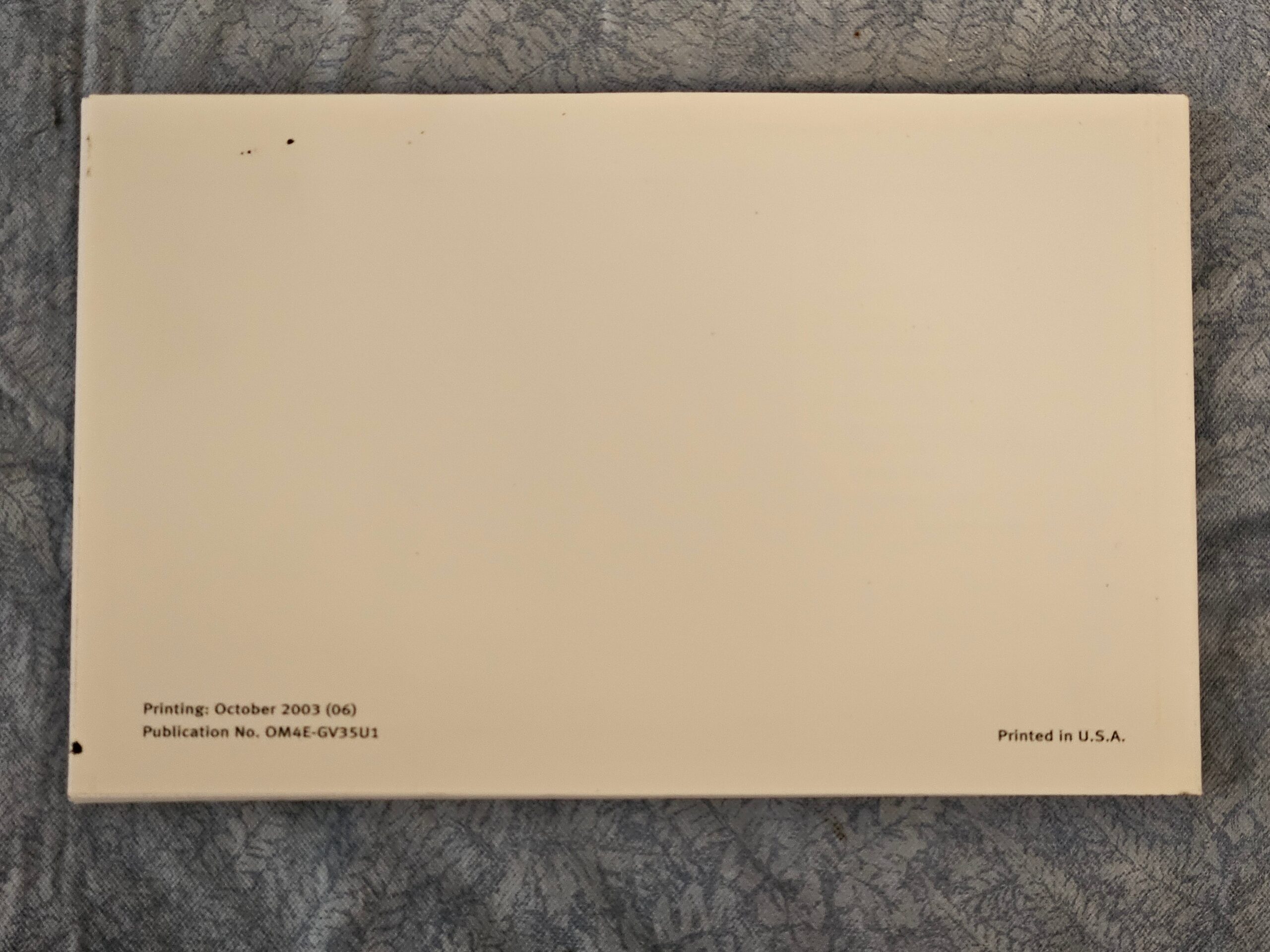 2004 Infiniti G35 Owners & Warranty Manuals Original Set - Image 7
