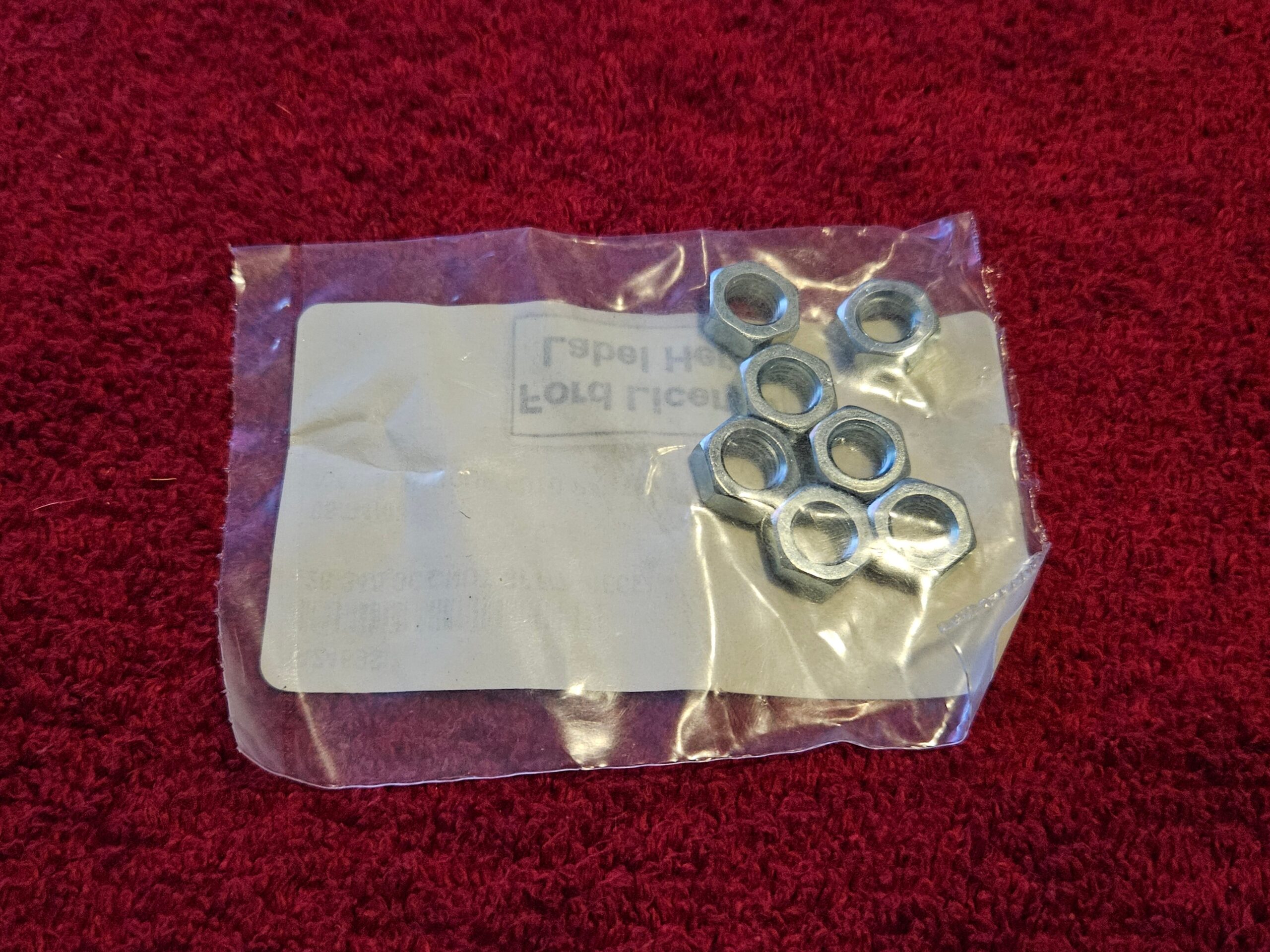 1928-1936 Ford A-2469-S Brake Rod Nut Set 7 Pcs New OEM