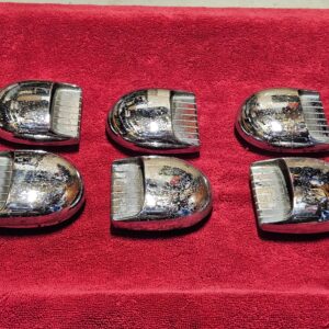 1951 Packard 425598 Rear Fender Louvre Trim Set of 6 Used OEM