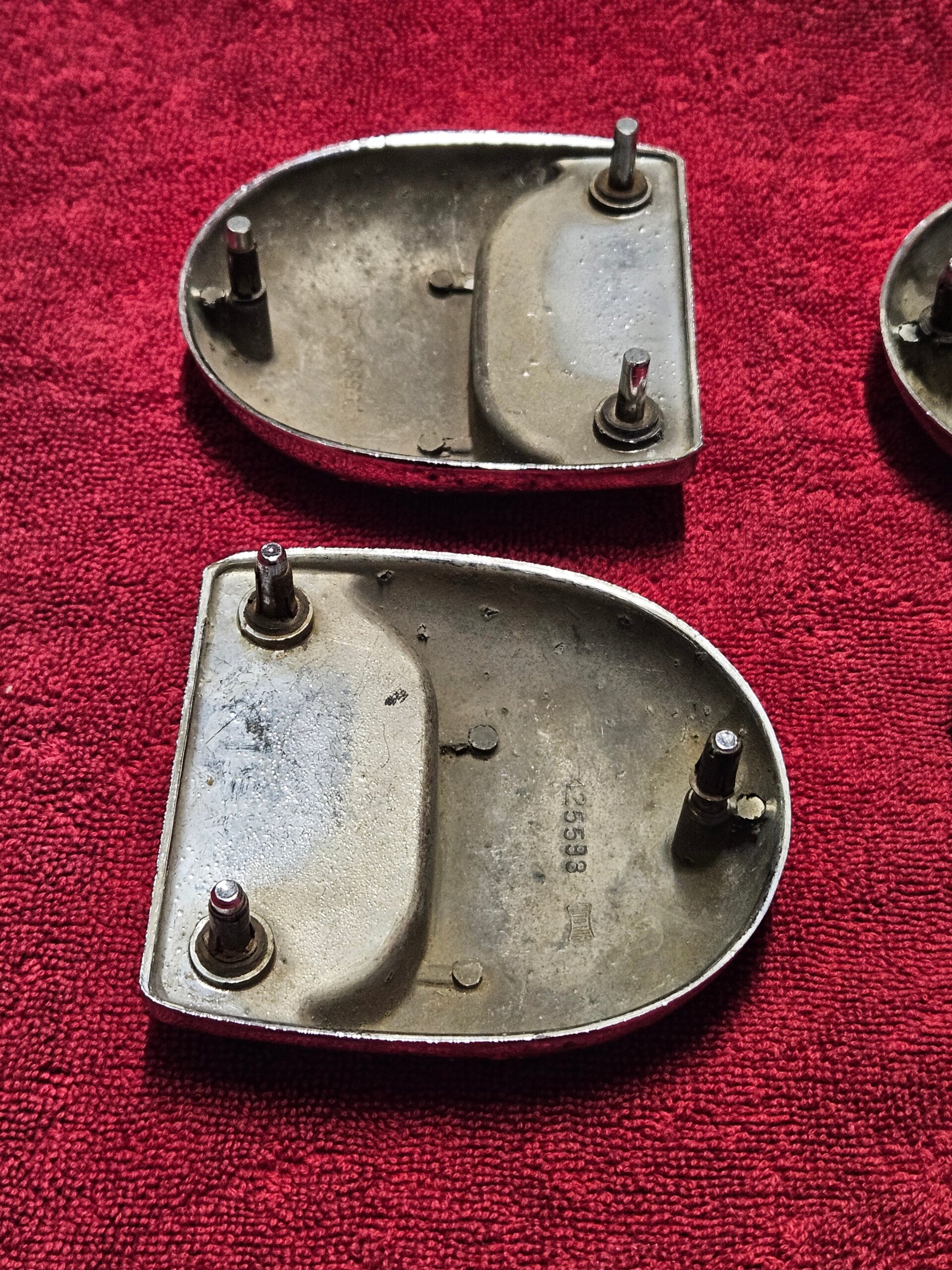 1951 Packard 425598 Rear Fender Louvre Trim Set of 6 Used OEM - Image 6