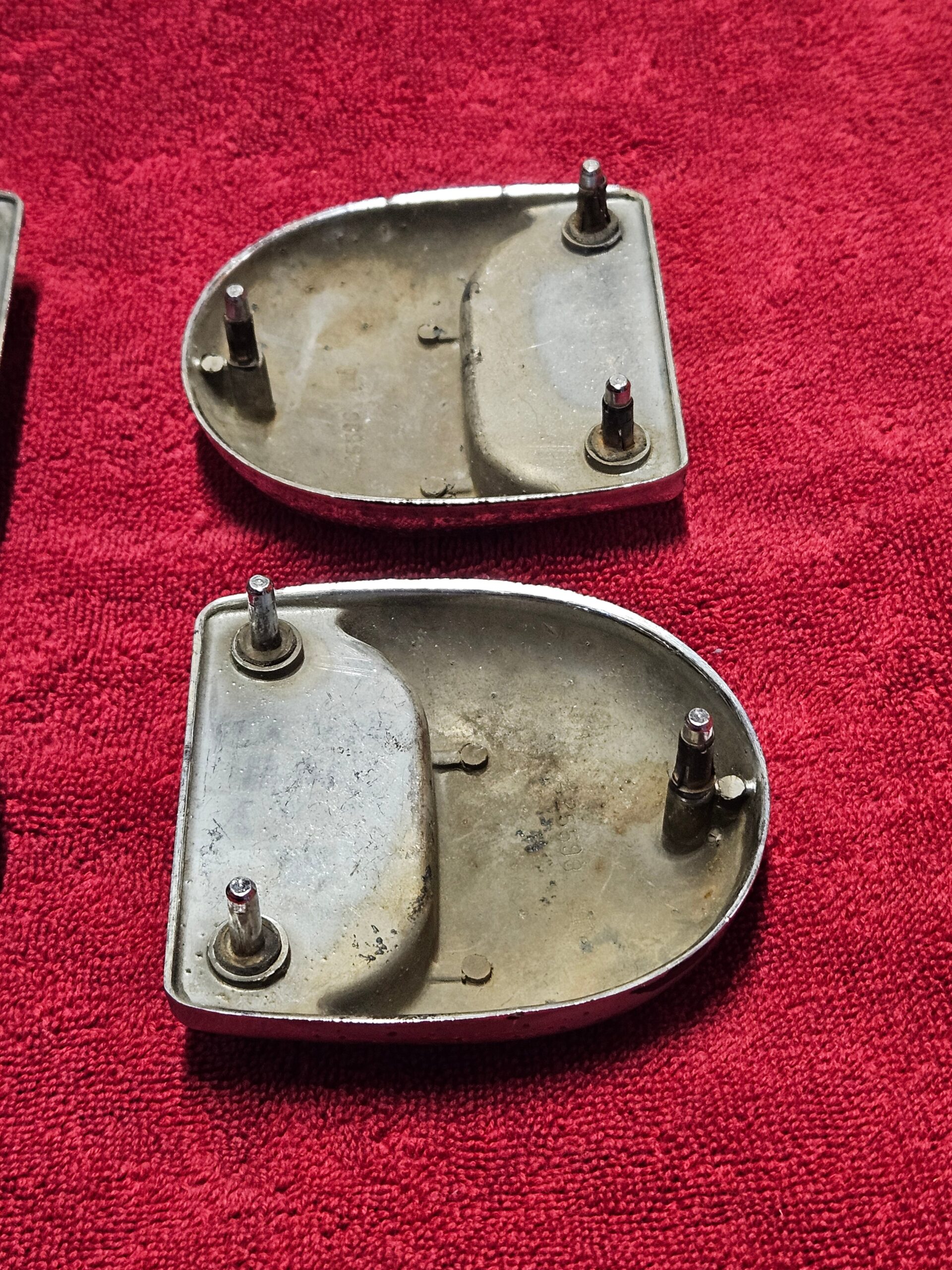 1951 Packard 425598 Rear Fender Louvre Trim Set of 6 Used OEM - Image 7