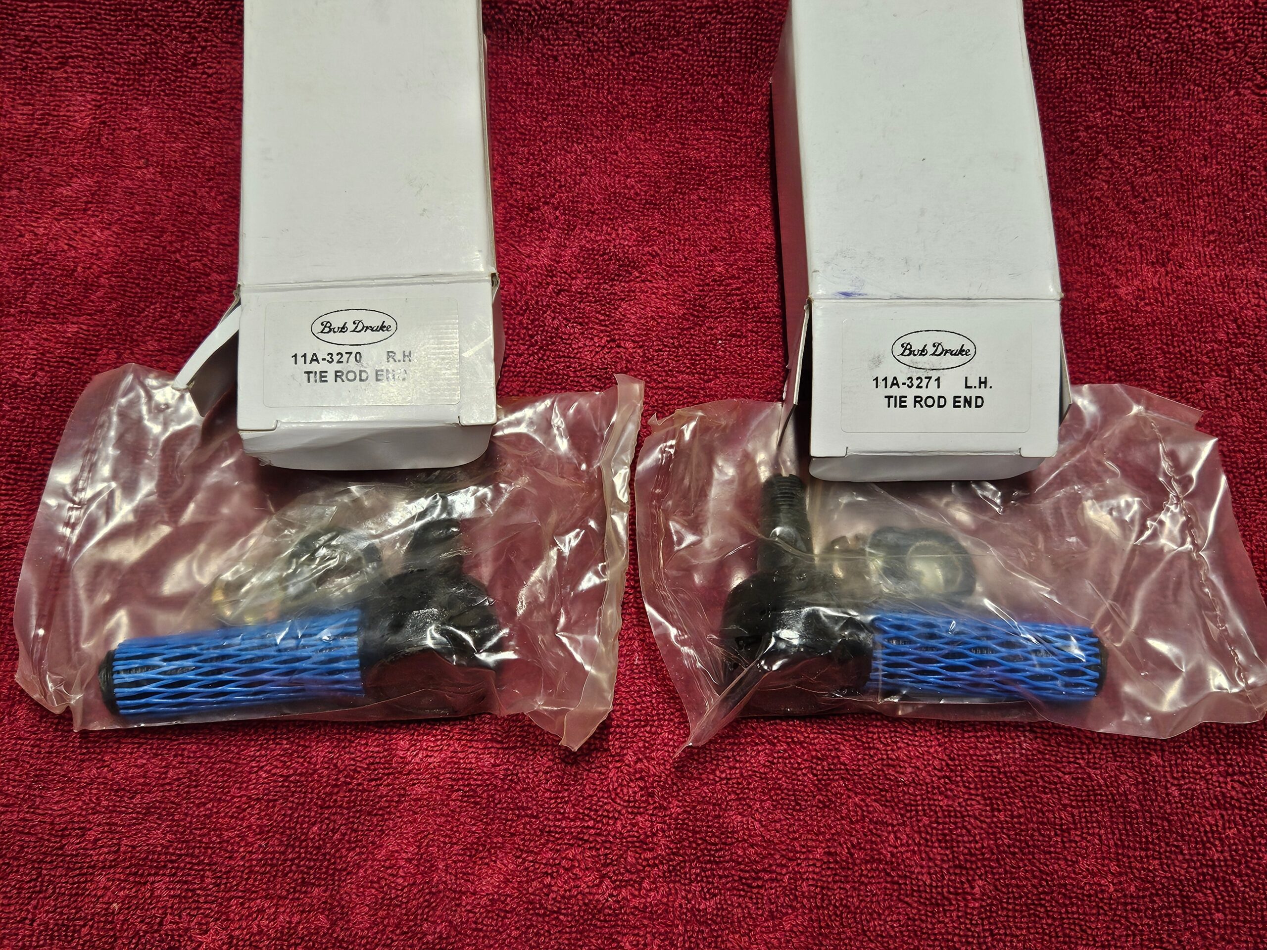 1939-1964 Ford 11A-3270/11A-3271 Tie Rod End RH LH Pair New - Image 2