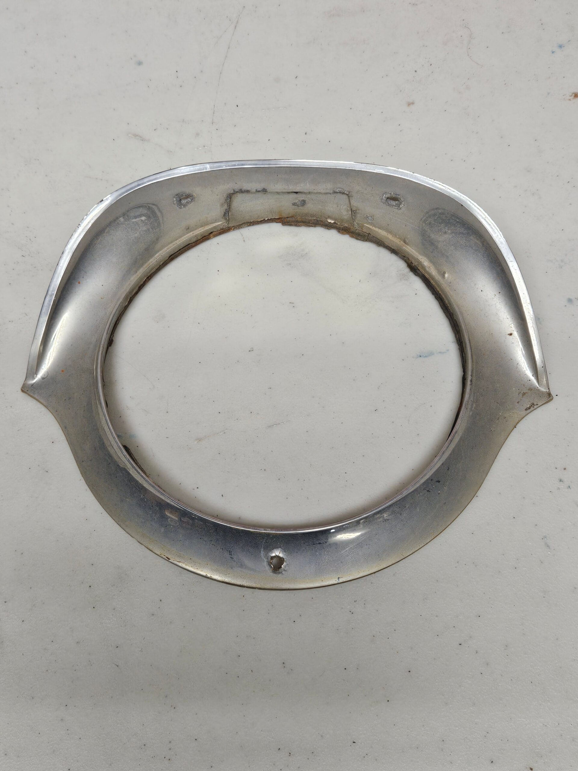 1954-1955 Cadillac 5941973 Headlight Trim Bezels Pair Original OEM - Image 7