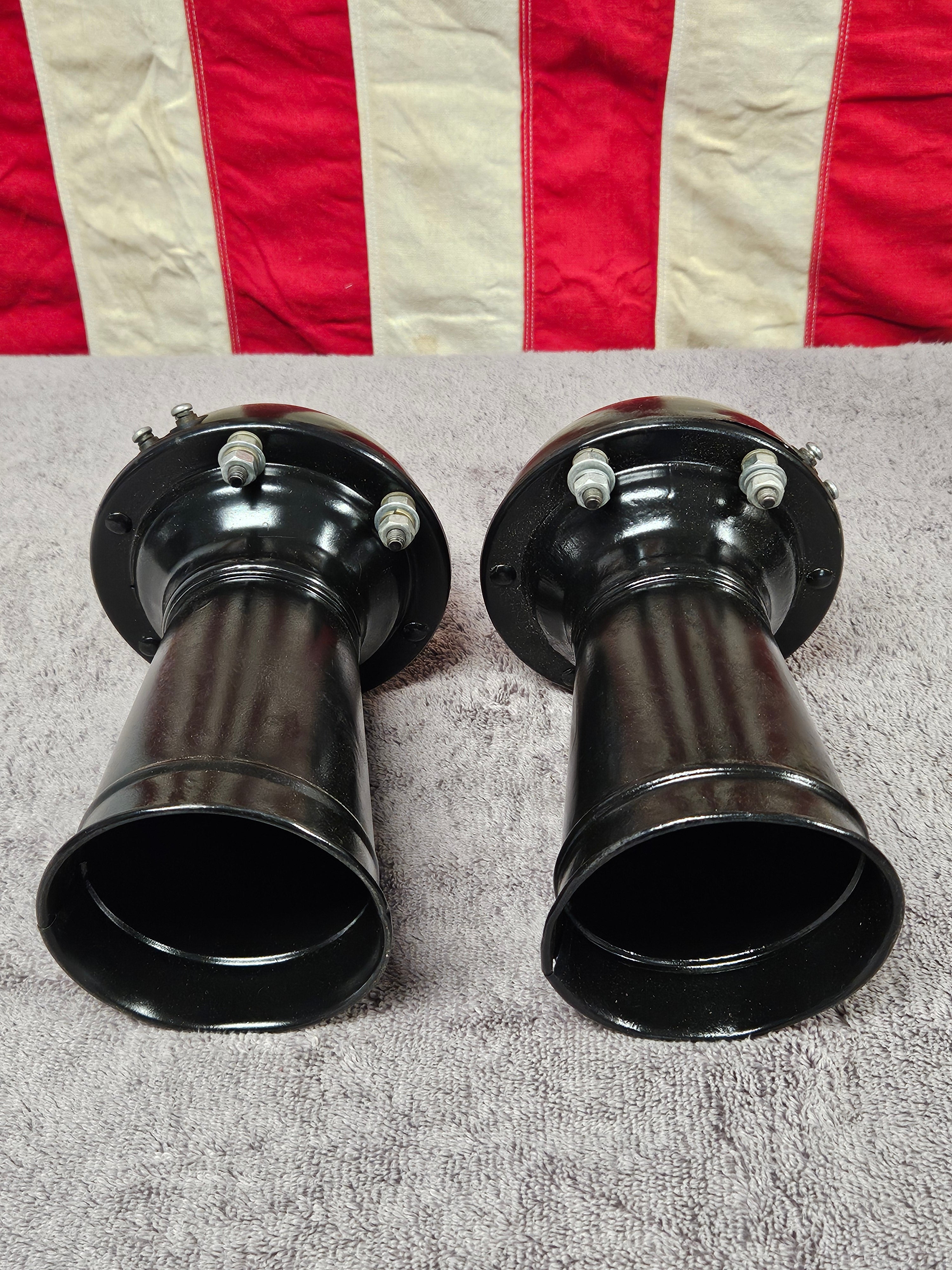 1935-1936 Ford Car Horn Assembly Pair #3 OEM 68-3676 Restored Flathead V8