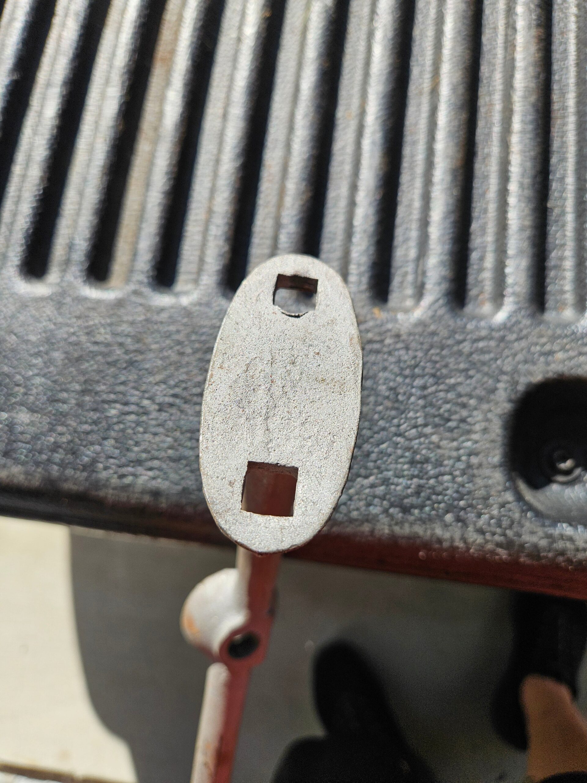 1932 Ford Headlight Bar B-13114 Original OEM Steel Blasted Clean Model B - Image 8
