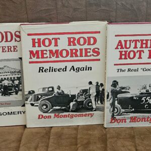 Don Montgomery Hot Rod Book Collection x5 Signed Hardcover Automobilia