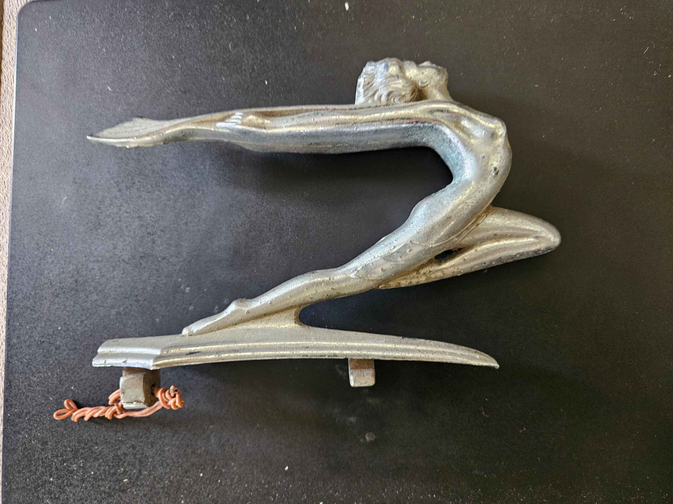 1934-1935 Buick 50 60 90 Series Flying Goddess Hood Ornament Original OEM