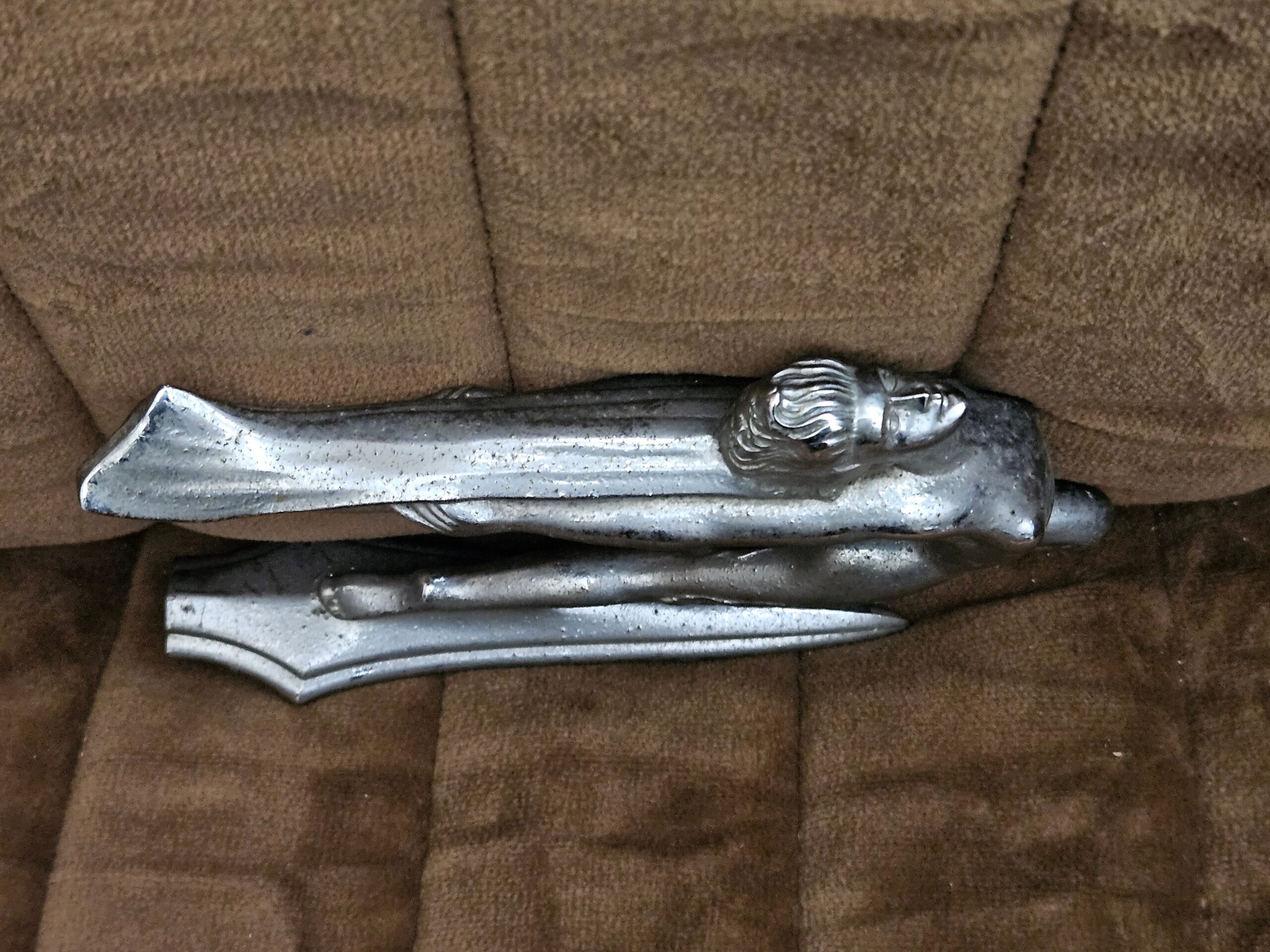 1934-1935 Buick 50 60 90 Series Flying Goddess Hood Ornament Original OEM - Image 7