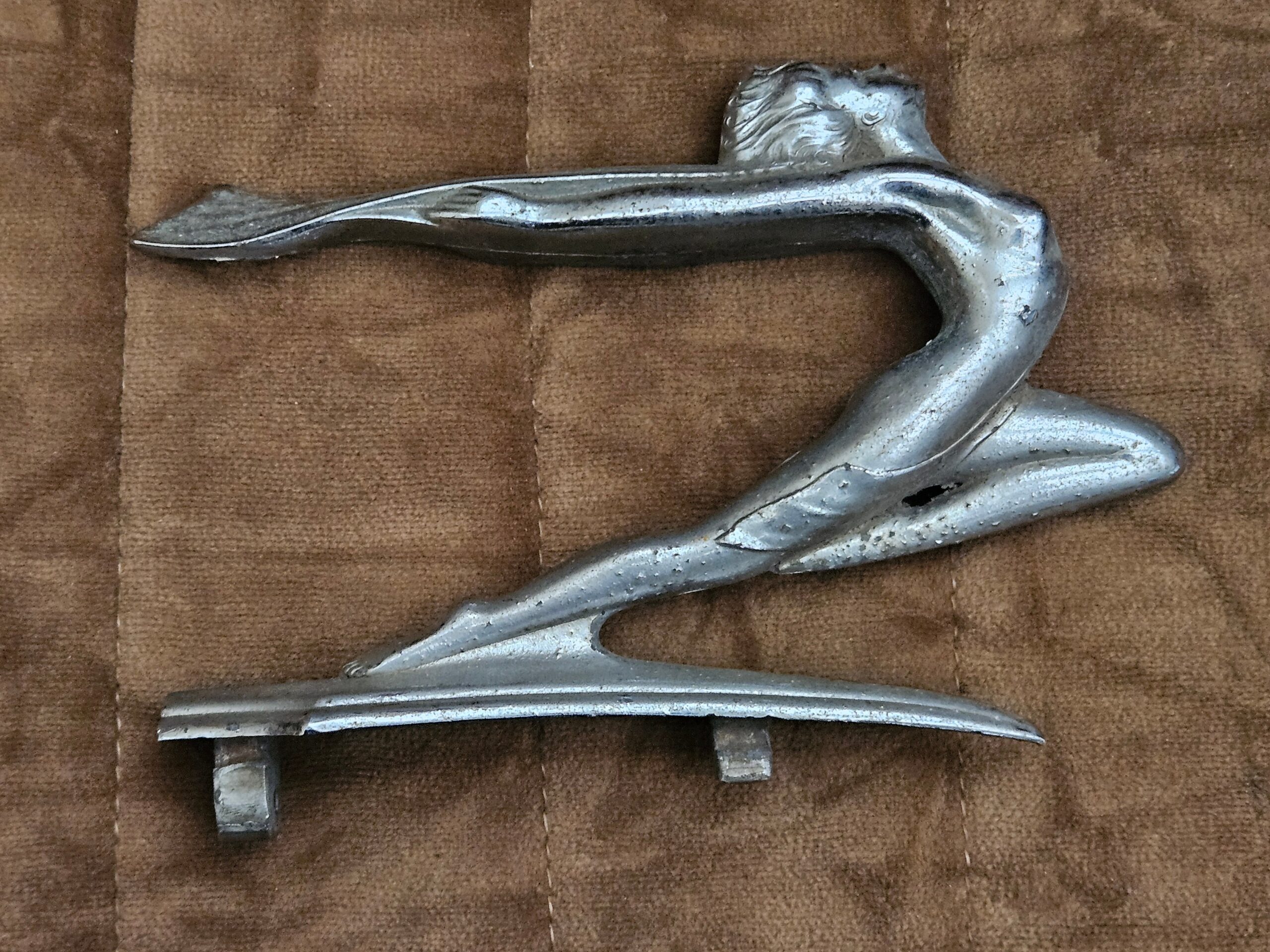 1934-1935 Buick 50 60 90 Series Flying Goddess Hood Ornament Original OEM - Image 4