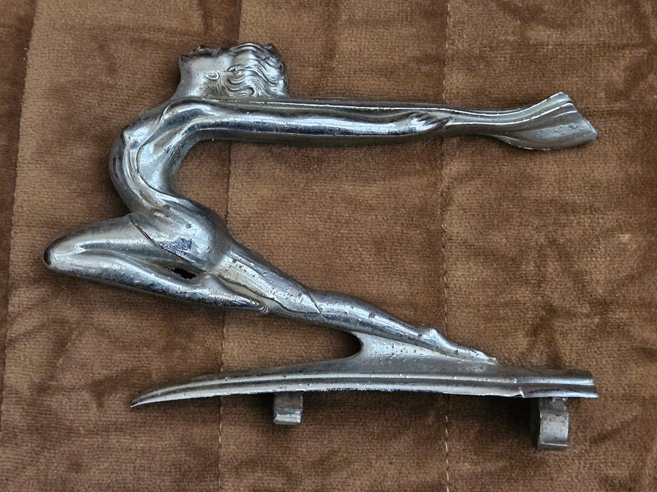1934-1935 Buick 50 60 90 Series Flying Goddess Hood Ornament Original OEM - Image 2