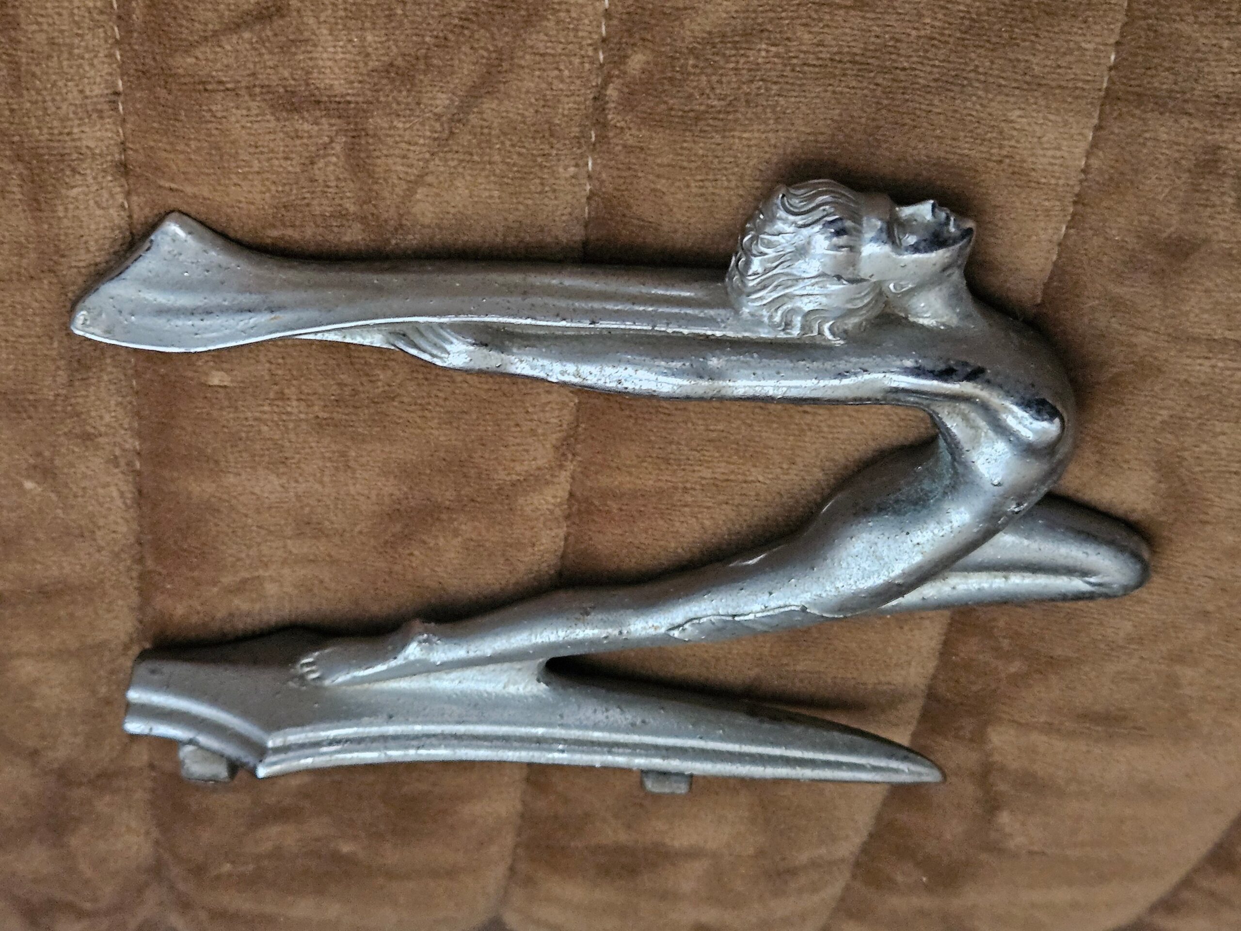 1934-1935 Buick 50 60 90 Series Flying Goddess Hood Ornament Original OEM - Image 5