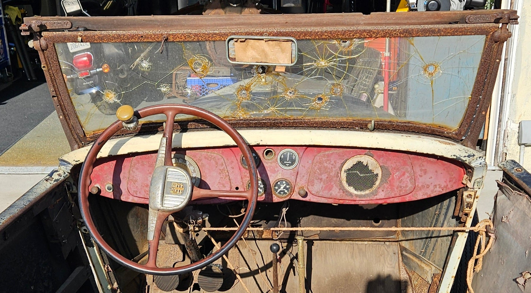 1934 Ford Roadster Project All Steel, Rumble Seat 8BA Flathead RUNS CA Title! - Image 7