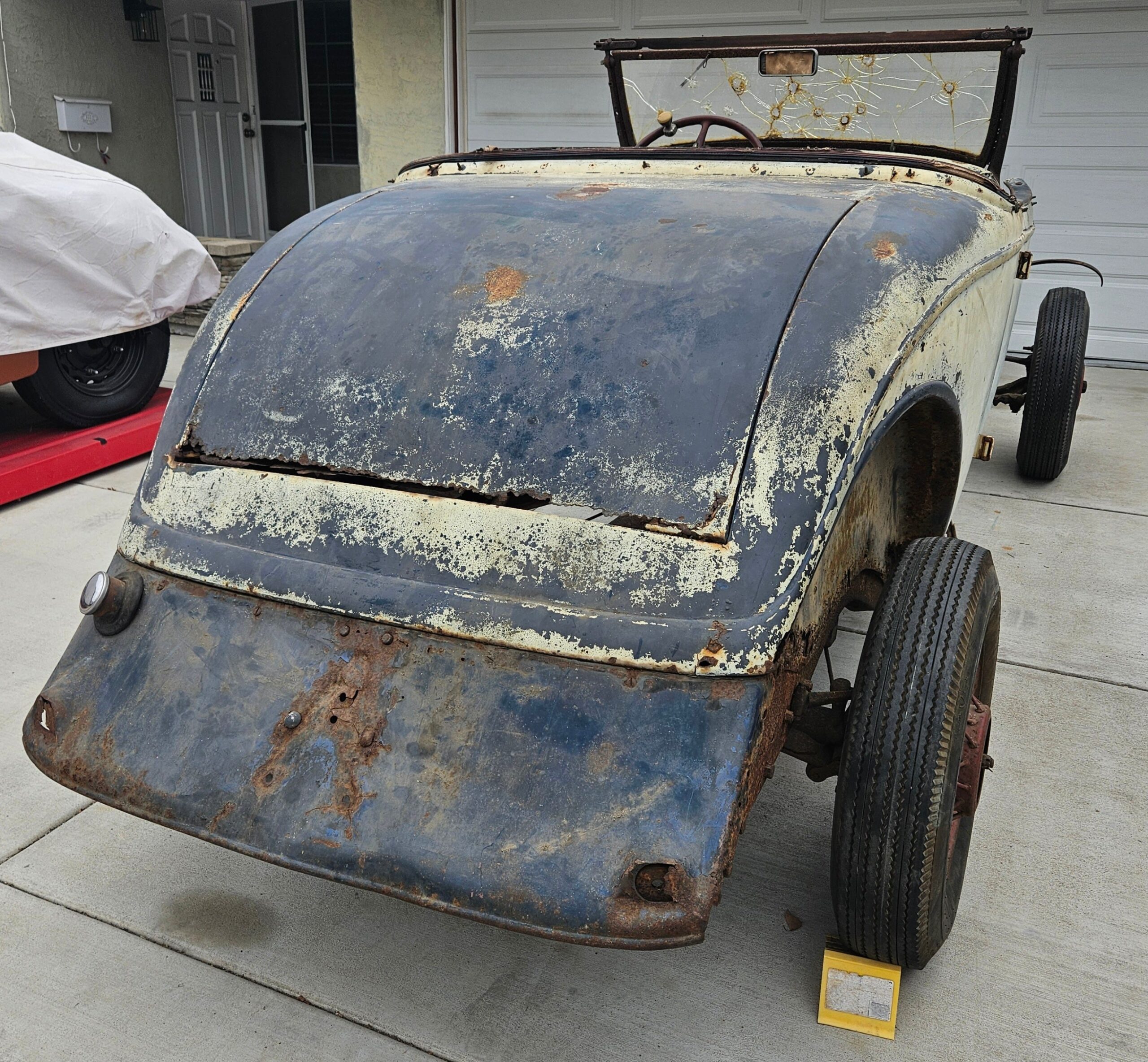 1934 Ford Roadster Project All Steel, Rumble Seat 8BA Flathead RUNS CA Title! - Image 12