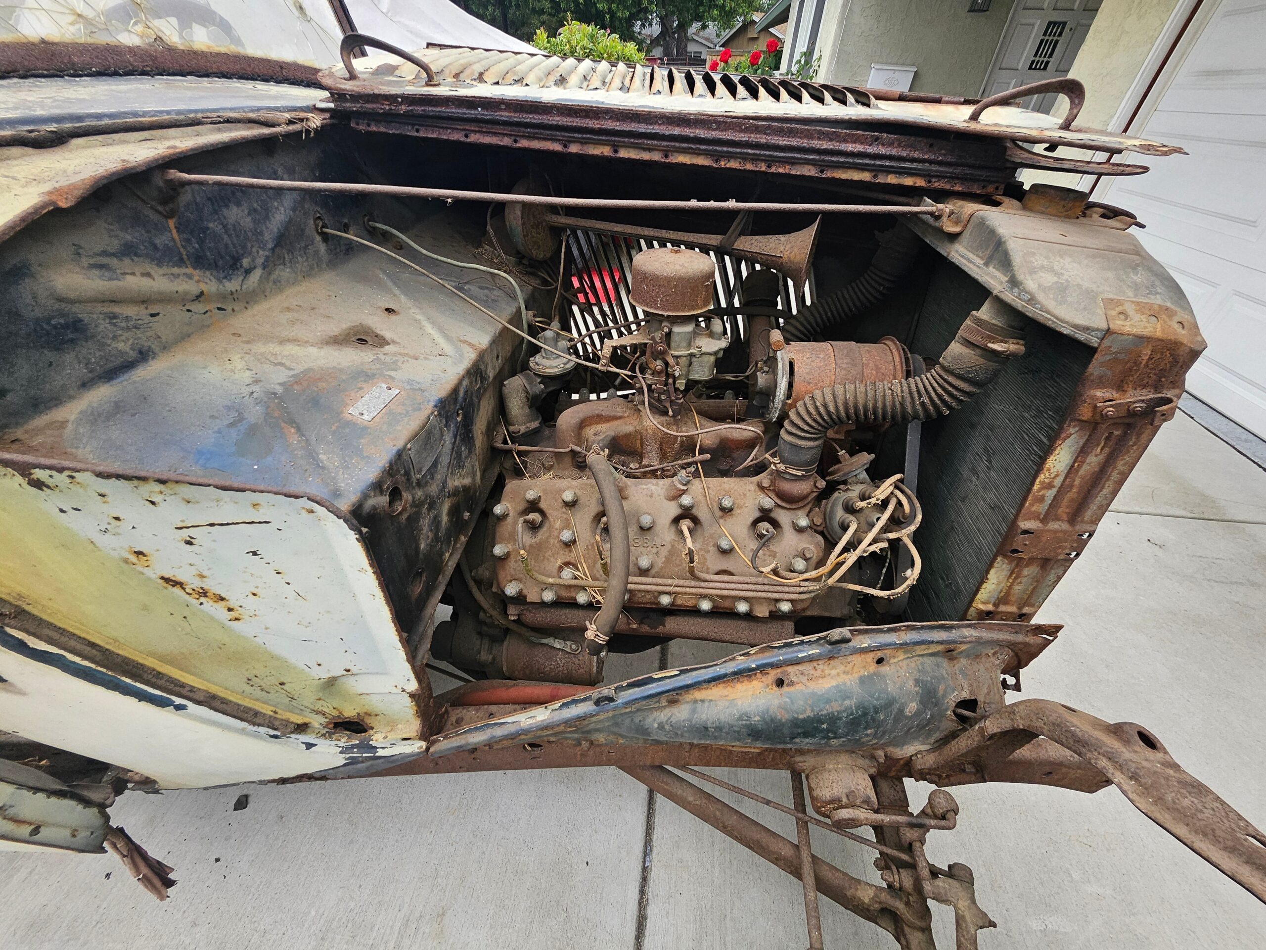 1934 Ford Roadster Project All Steel, Rumble Seat 8BA Flathead RUNS CA Title! - Image 6