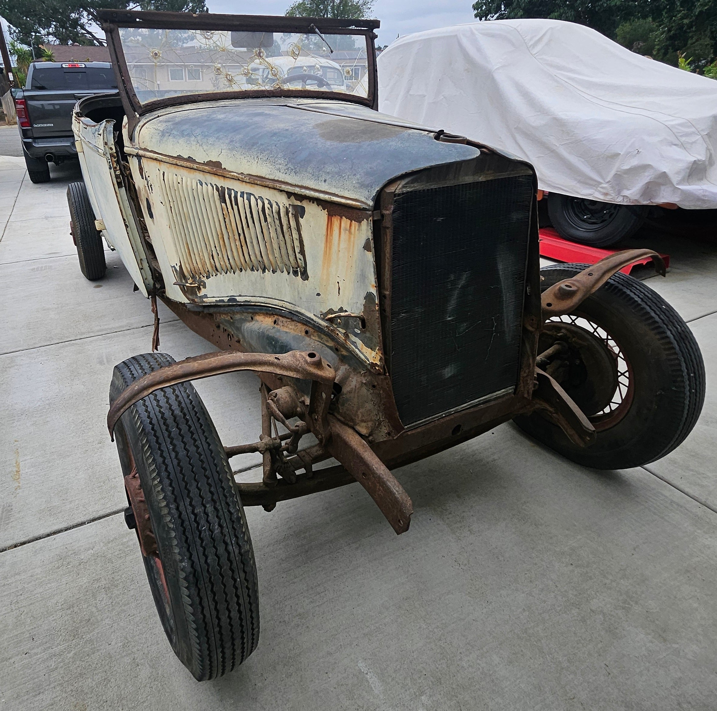 1934 Ford Roadster Project All Steel, Rumble Seat 8BA Flathead RUNS CA Title! - Image 18