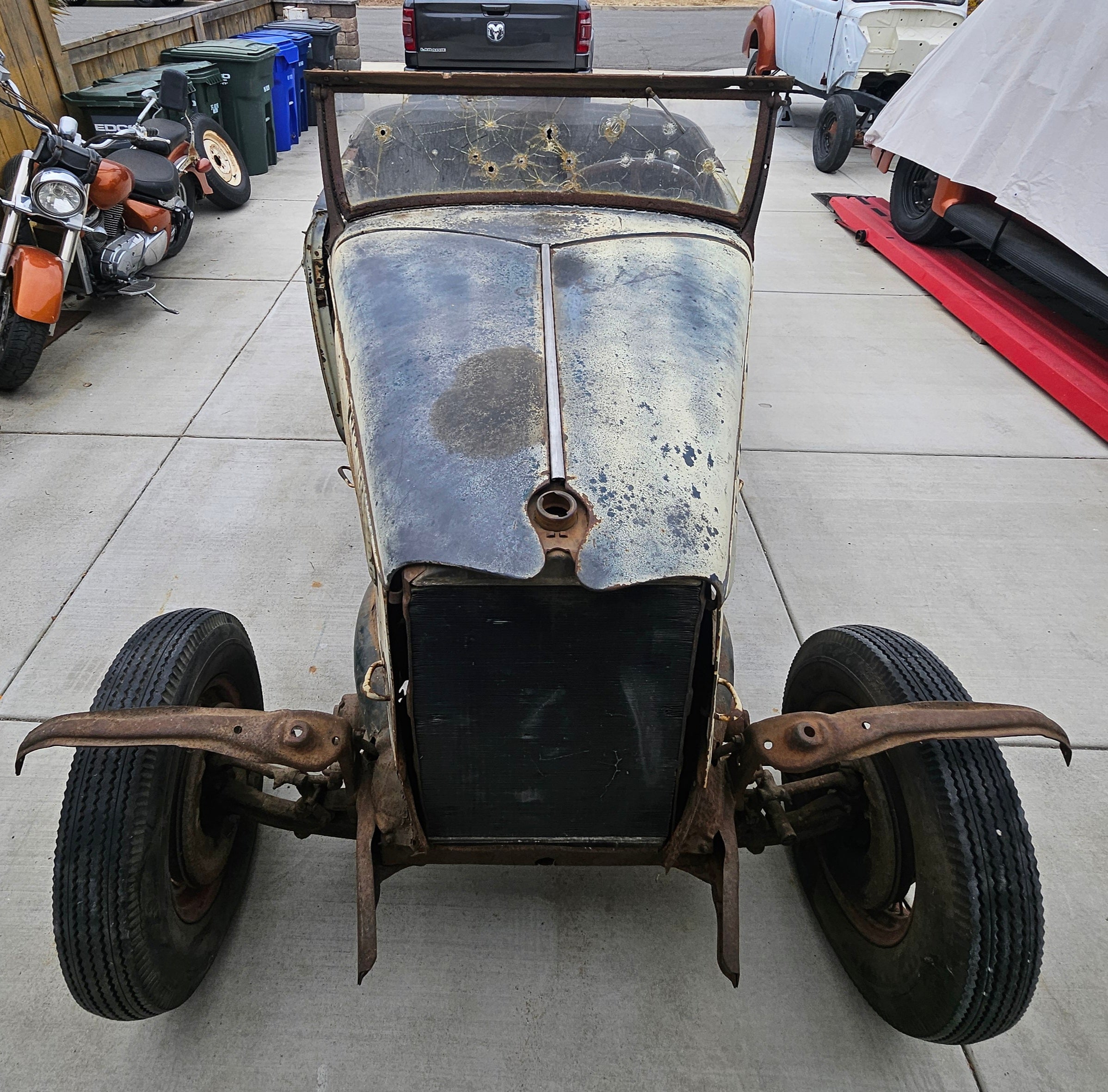 1934 Ford Roadster Project All Steel, Rumble Seat 8BA Flathead RUNS CA Title! - Image 17