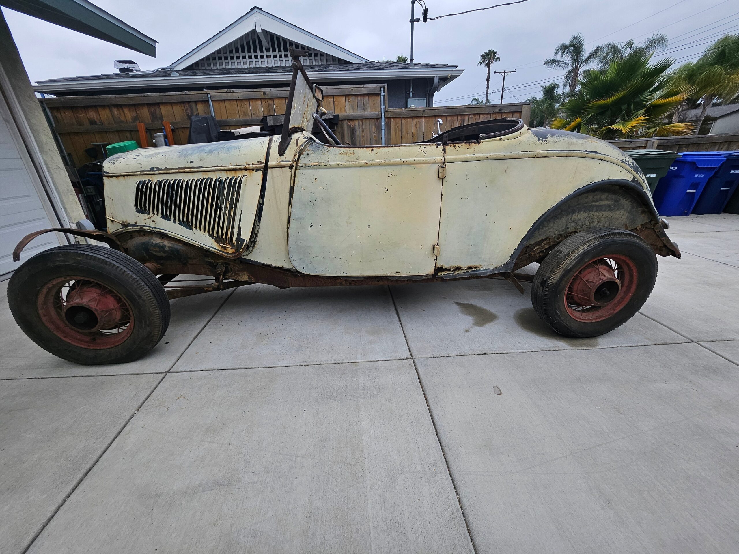 1934 Ford Roadster Project All Steel