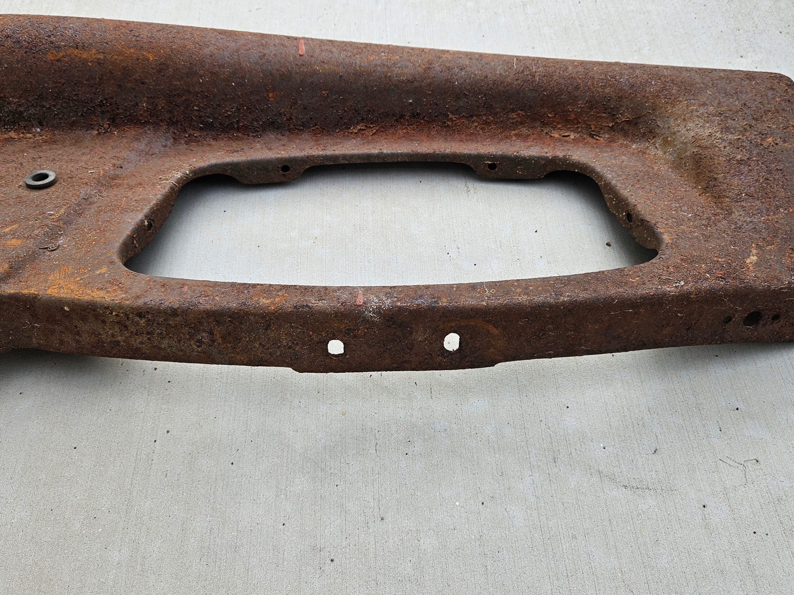 1933 Ford Closed Car Dash OEM Steel 40-302 Coupe Tudor - Image 6