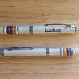 Lyrica Pregabalin Pfizer Drug Rep Promo Pen NOS Lot of 2